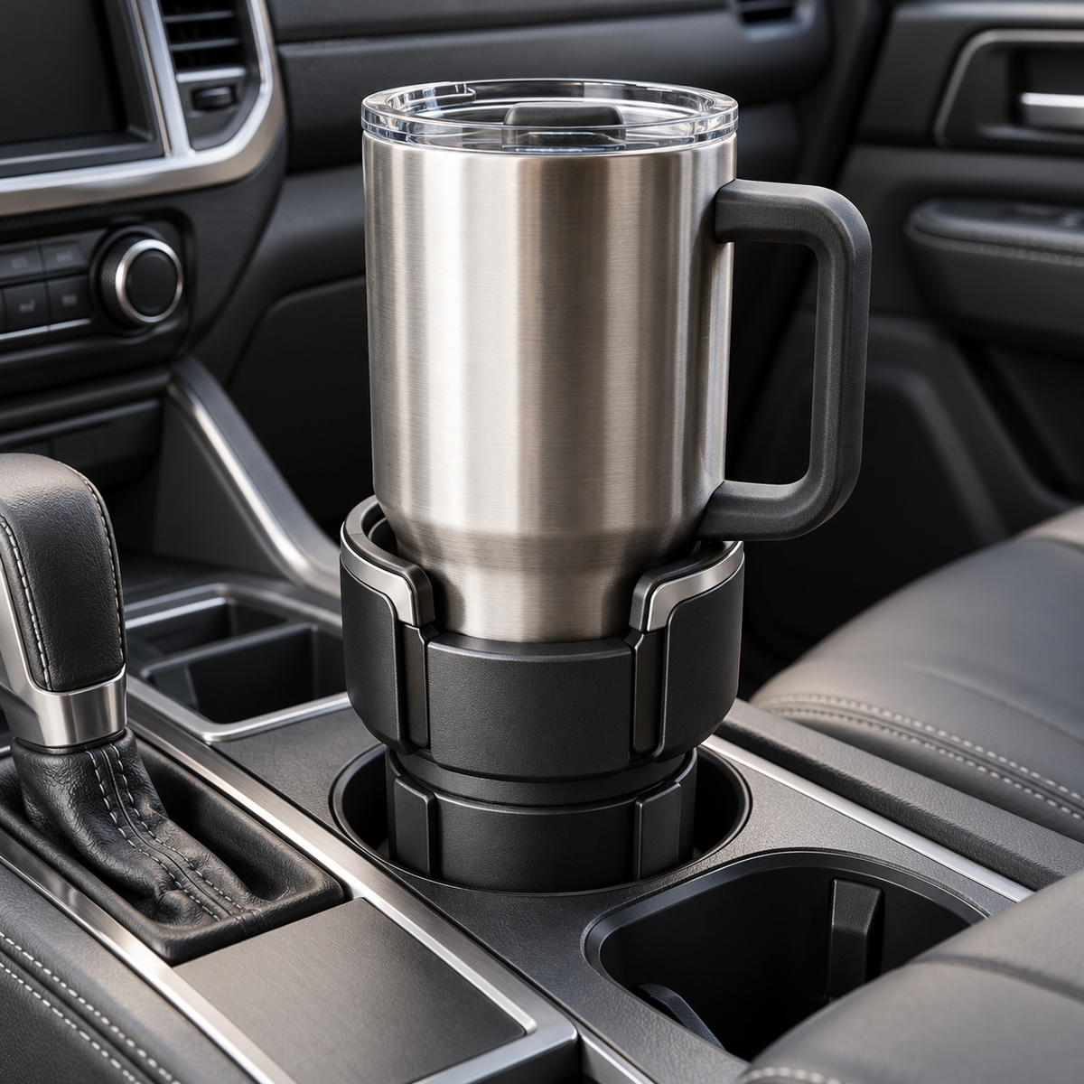 zuvqelix Black Cup Holder Expander — main view
