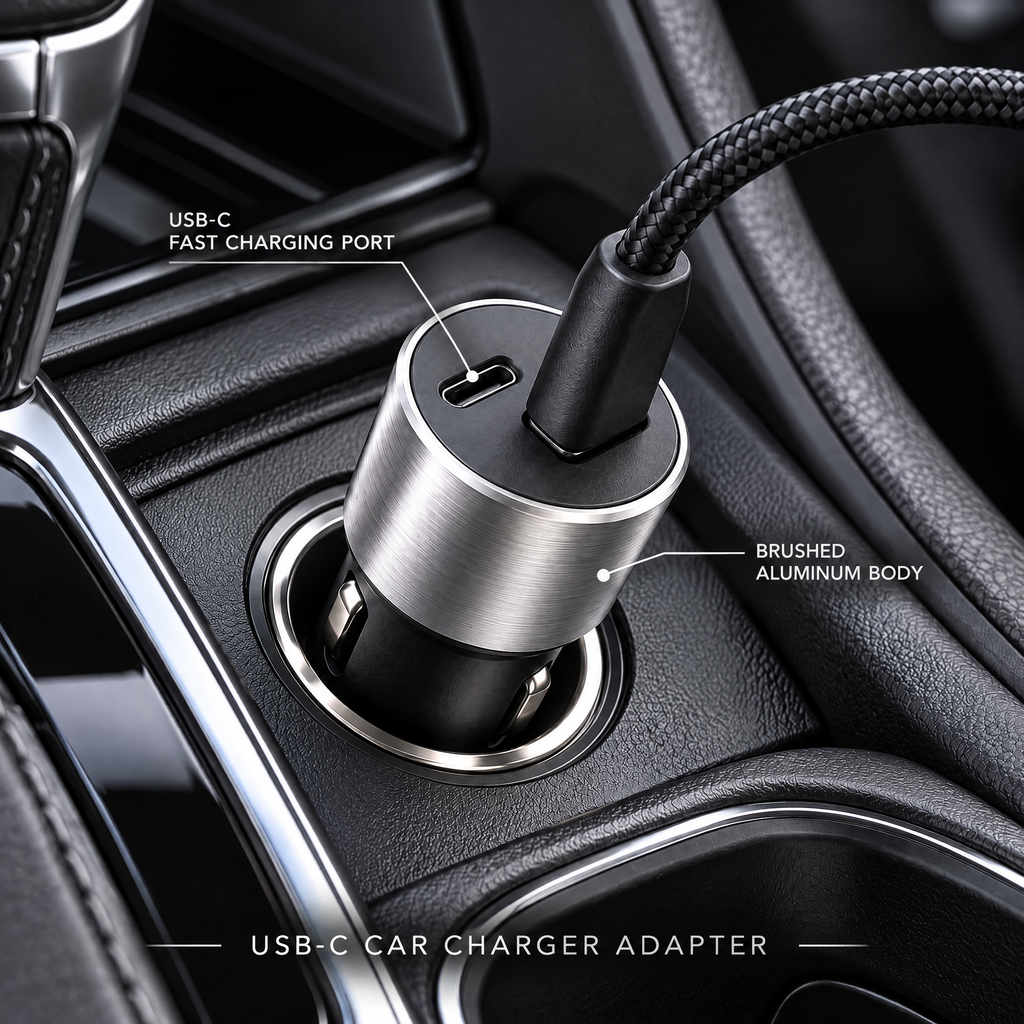 zuvqelix Dual-Port USB Car Charger — feature overview